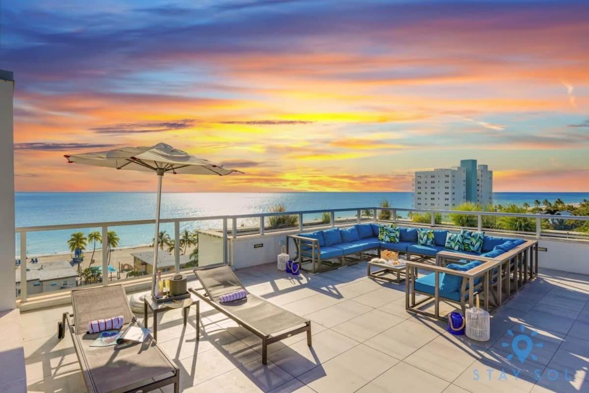 Near Beach - Rooftop Pool - Hot Tub - Broad-Walk ฮอลลีวูด ภายนอก รูปภาพ